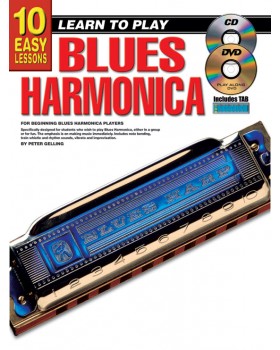 10 Easy Lessons - Learn To Play Blues Harmonica - Teach Yourself How to Play Harmonica