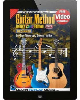 Progressive Guitar Method - Book 1 - Teach Yourself How to Play Guitar (Free Video Available)