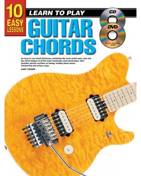 10 Easy Lessons - Learn To Play Guitar Chords - Teach Yourself How to Play Guitar