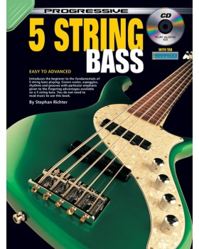 Progressive 5 String Bass - Teach Yourself How to Play Bass Guitar