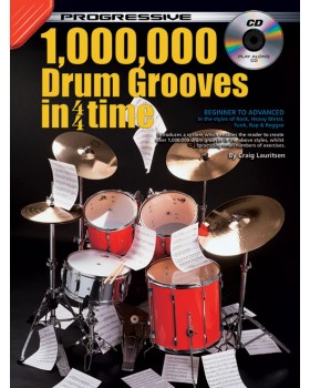 Progressive 1,000,000 Drum Grooves - Teach Yourself How to Play Drums
