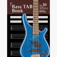 Progressive Manuscript Book 10 - Bass TAB Book