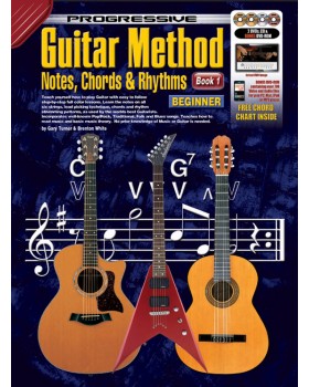 Progressive Guitar Method - Book 1 - Notes, Chords and Rhythms - Teach Yourself How to Play Guitar