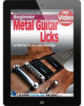 Metal Guitar Lessons - Licks and Solos - Teach Yourself How to Play Guitar (Free Video Available)