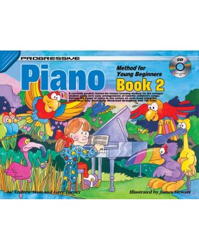 Progressive Piano Method for Young Beginners - Book 2 - How to Play Piano for Kids