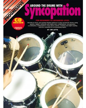 Progressive Around the Drums with Syncopation - Teach Yourself How to Play Drums