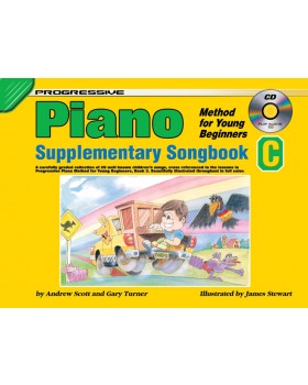 Progressive Piano Method for Young Beginners - Supplementary Songbook C - How to Play Piano for Kids