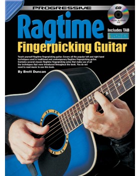 Progressive Ragtime Fingerpicking Guitar - Teach Yourself How to Play Guitar