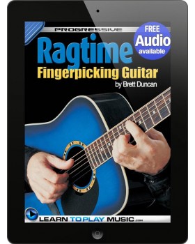 Ragtime Fingerstyle Guitar Lessons - Teach Yourself How to Play Guitar (Free Audio Available)