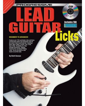 Progressive Lead Guitar Licks - Teach Yourself How to Play Guitar