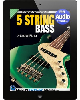 5-String Bass Guitar Lessons for Beginners - Teach Yourself How to Play Bass Guitar (Free Audio Available)