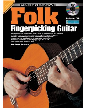 Progressive Folk Fingerpicking Guitar - Teach Yourself How to Play Guitar