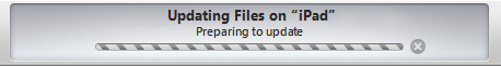 iTunes: Updating Files on iPad